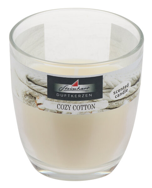 Duftkerze im Glas "Cero" Cozy Cotton 80 x Ø 74 mm, ca. 27 h
