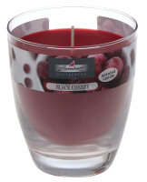 Duftkerze im Glas (bauchig) Black Cherry 107 x Ø...