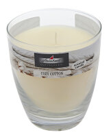 Duftkerze im Glas (bauchig) Cozy Cotton 107 x Ø 92...