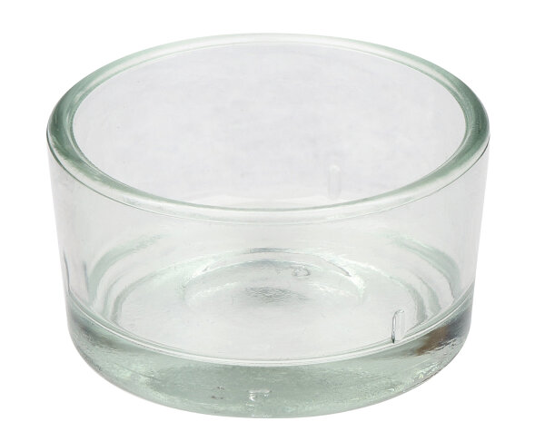 Teelichthülse aus Glas 25 x Ø 45 mm