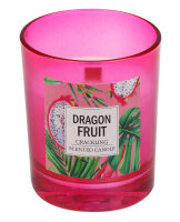 Knisterkerze Duftkerze "Dragon Fruit" Pink 92 x...