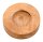 Teelichthalter Holz hell D 8 cm