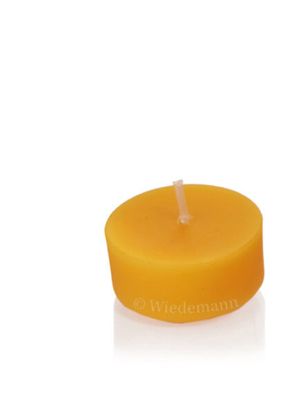 100% Bienenwachs Teelichter Natur 20 x 37 mm, 10 Stück