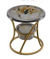 Räucherstövchen "Modern" Gold/Silber...