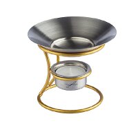 Öllampe Duftlampe "Modern" Gold/Silber mit...