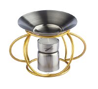 Öllampe Duftlampe "Modern" Gold/Silber mit...