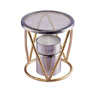 Räucherstövchen "Modern" Gold/Silber...