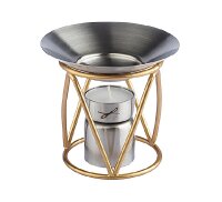 Öllampe Duftlampe "Modern" Gold/Silber mit...