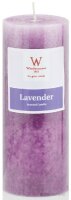 Duftkerze Stumpenkerze Lovely Lavendel 3 farbig 130 x 68 mm
