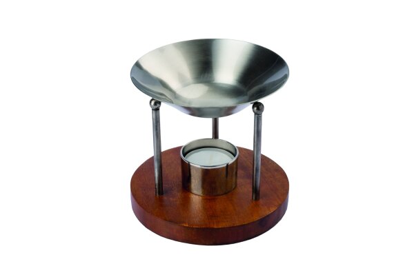 Öllampe „Rustikaler antik-Look“ in silbernen antique-finish