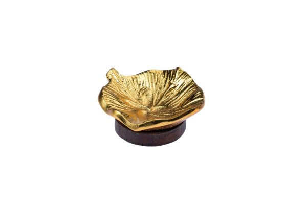 Räucherschale „Blume“ Gold 70 x 70 mm