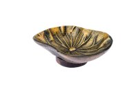 Räucherschale „Blatt“ Bronze 90 x 120 mm