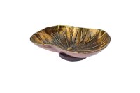 Räucherschale „Blatt“ Bronze 145 x 190 mm