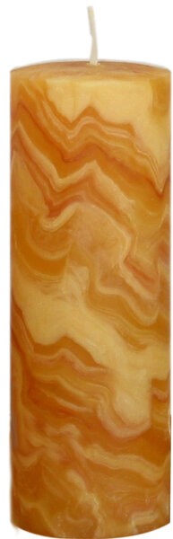 100% Bienenwachskerzen marmoriert Natur 200 x 70 mm, 1 Stück