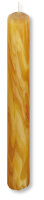100% Bienenwachs Stabkerze marmoriert Natur 200 x 25 mm,...